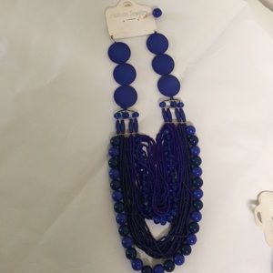 Blue necklace