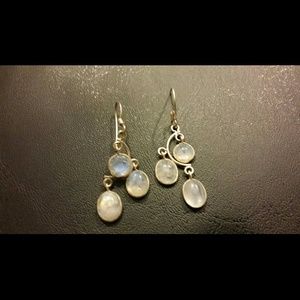 Moonstone earrings