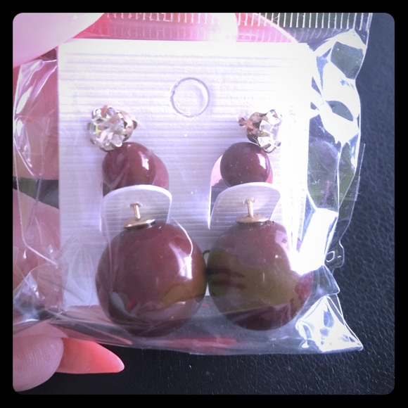 Stylish Brown Tribal Earrings