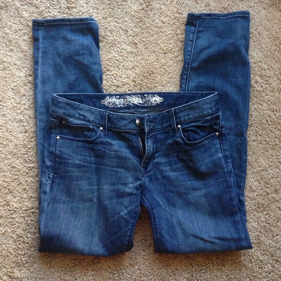 Express skinny leg jean 10r