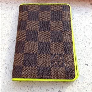 Louis Vuitton Damier Ebene Pocket Organizer Runway