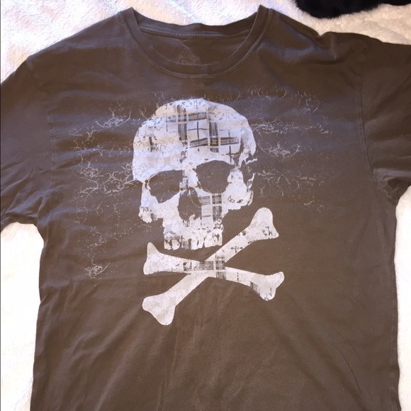Brown skull tee - Picture 1 of 1