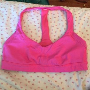 pink lululemon sports bra