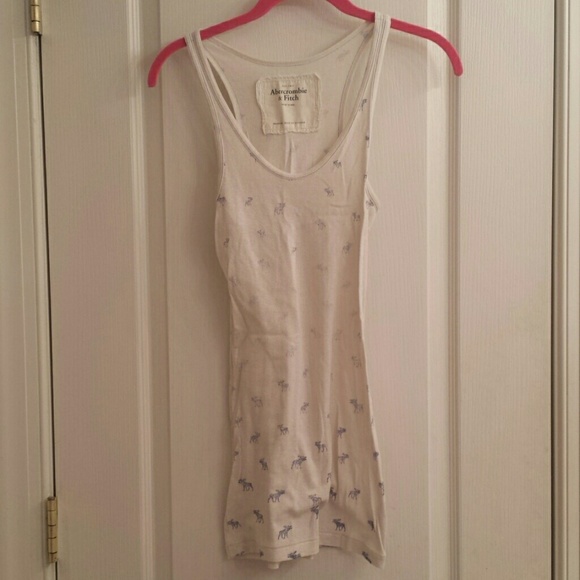 Abercrombie Blue Ombre Moose Tank Top