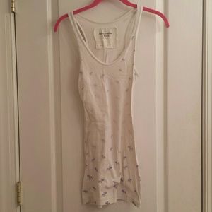 Abercrombie Blue Ombre Moose Tank Top