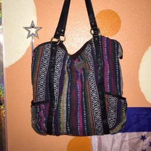 Multicolored handbag