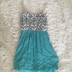 Aztec print summer dress
