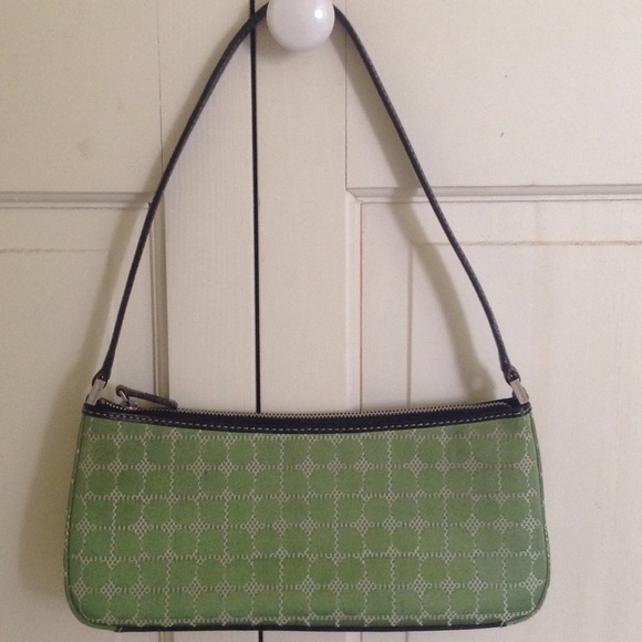 Kate Spade Pia Purse in Green Dot Noel