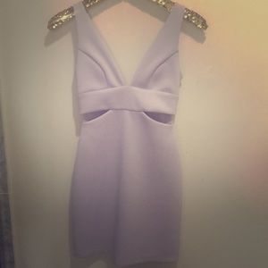 Purple Top Shop dress with cut outs