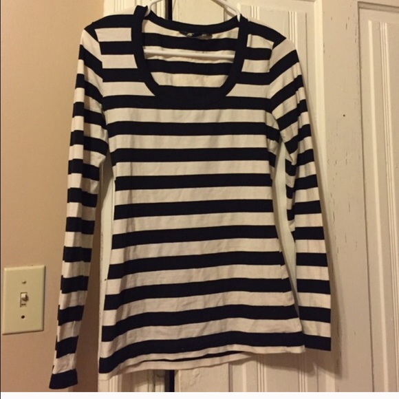 French connection striped long sleeve
