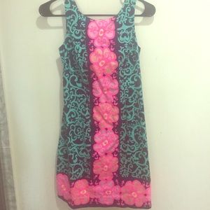 Lilly Pulitzer Delia shift in Fountain Hopping