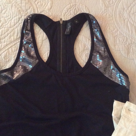 ZIPPER RACERBACK sequin tank!!  - Picture 2 of 3