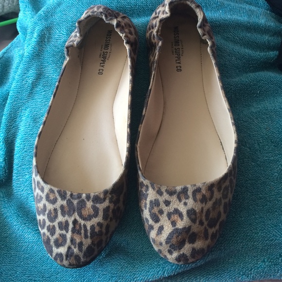 Cheetah print flats