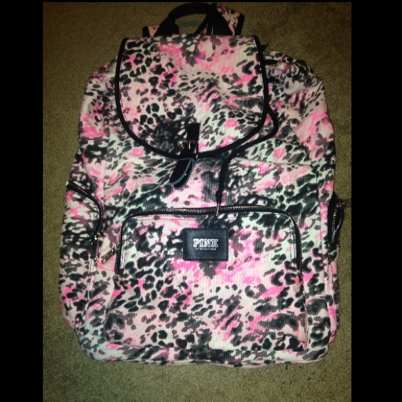 Pink backpack