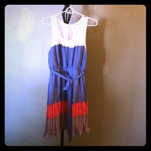 Adorable pleated dress by Blu Pepper