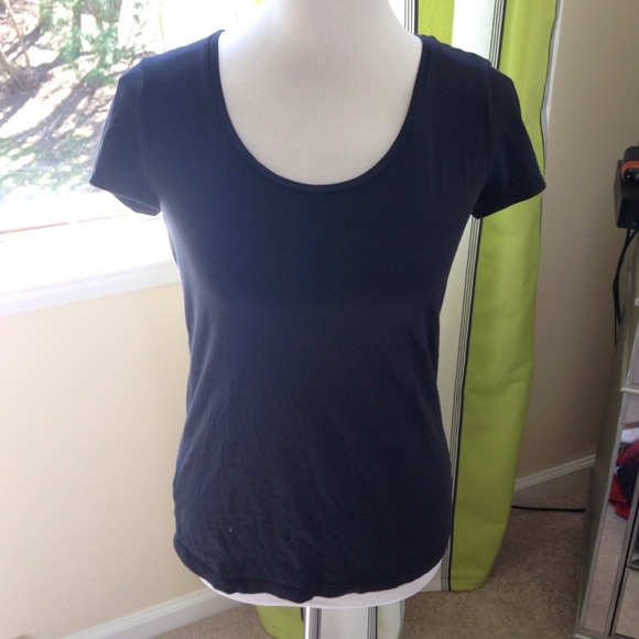 Ann Taylor scoop neck tee