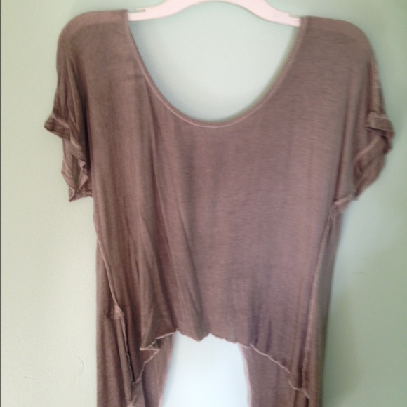 Brandy Melville Tops - 2 brandy Melville open back plan tshirts