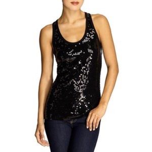 Sequin tank top, size small