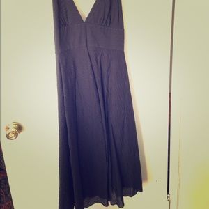 JCrew halter black dress