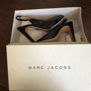 Marc by Marc Jacobs peep toe heels made in Italy
