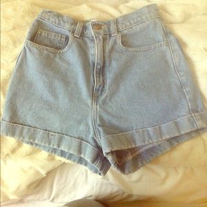 American Apparel High Waisted Shorts