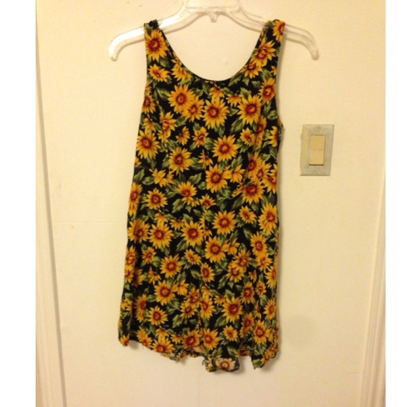 Sunflower Dandelion Dress