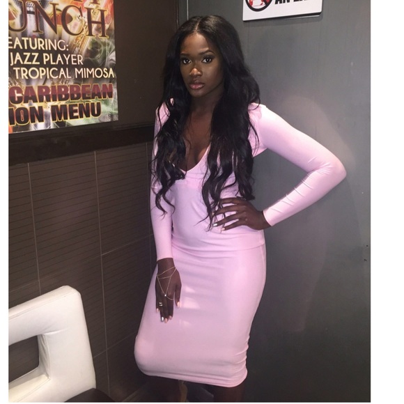 Pastel pink dress