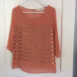 Forever 21 sheer blouse