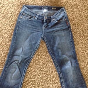 Silver bootcut jeans