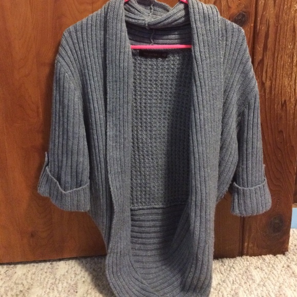 Gray Knitted Cardigan - Picture 1 of 1