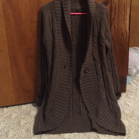 Brown Knitted Cardigan - Picture 1 of 1