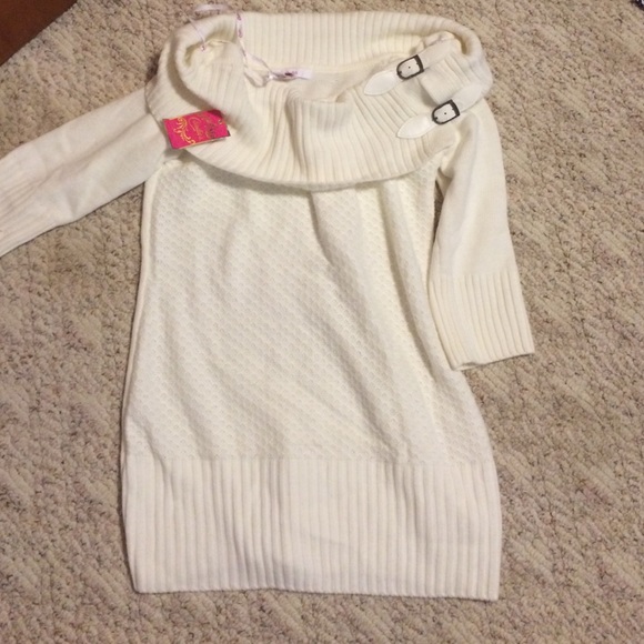 Brand New White Knitted Sweater