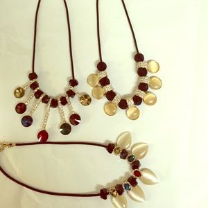 Color jewel necklace