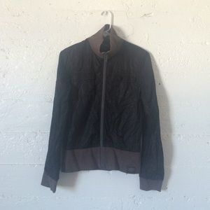 G-Star Silk/Cotton Bomber Jacket