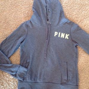 Pink Victoria secret hooded sweatshirt
