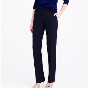 J. Crew Women's 1035 Trouser Size 00 (Navy Blue)