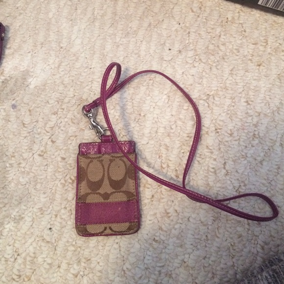 Authentic coach lanyard