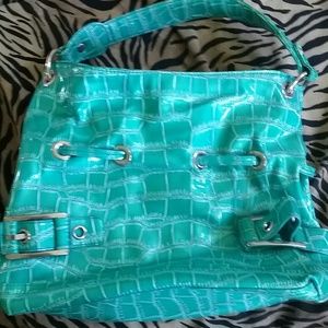 Mint green handbag