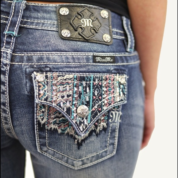 ISO miss me aztec jeans