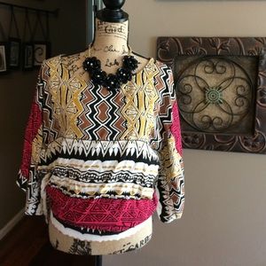 Cato ~ boho style blouse