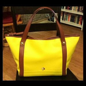 Brand new canary yellow Kate Spade handbag