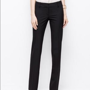 Ann Taylor Petite 'Modern' Fit Trouser (Black)