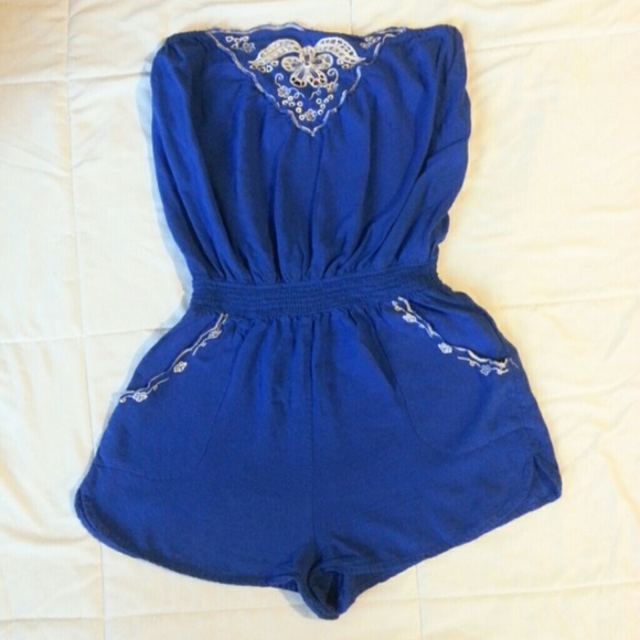 Blue Romper