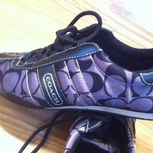 Brown coach sneakers