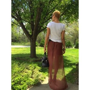 BCBGeneration Skirts - BCBGeneration High Low Chiffon Skirt Size XS BCBGeneration Skirts - BCBGeneration High Low Chiffon Skirt Size XS