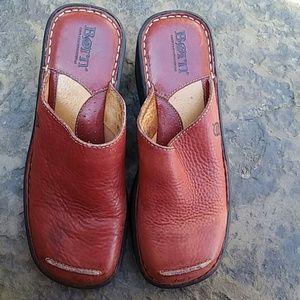 Reduced comfy clogs!!! Burnt orange leather