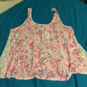 Aeropostale Floral Tank