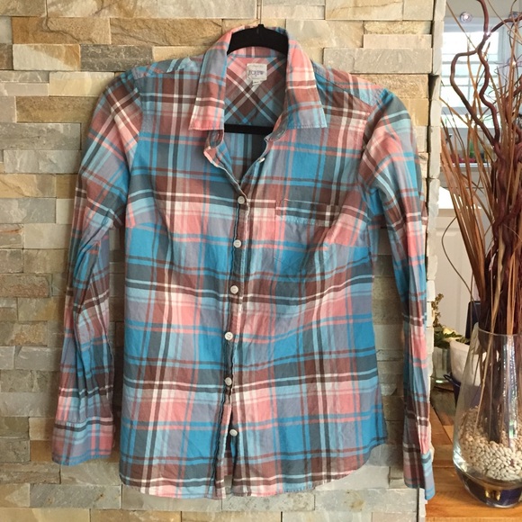 J.Crew plaid shirt
