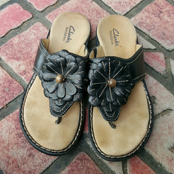 Flower Power Clarks Sandals