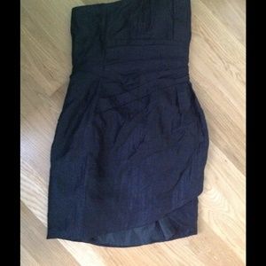 Black strapless H&M dress